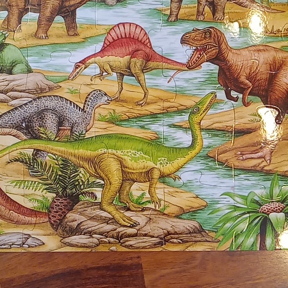 Melissa & Doug floor dinosaur puzzle, 48 pieces, 2 feet by 3 feet - Picture 5 of 10